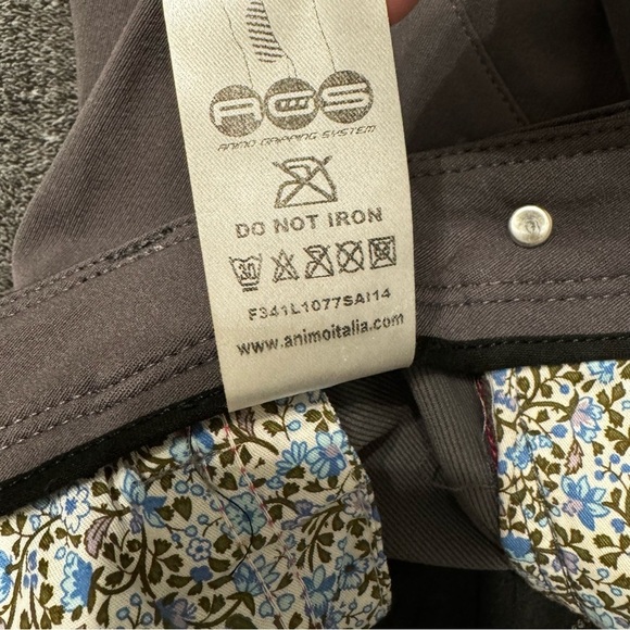 AMINO GRAY RIDING PANTS BREECHES MADE IN ITALY SIZE 42 - Picture 9 of 11